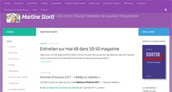 Desktop Screenshot of martine-storti.fr